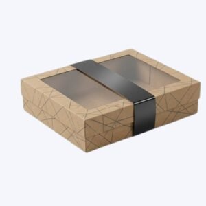Clear Lid Boxes With Kraft Base - Premium Design