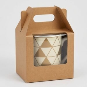 Custom Kraft Paper Box with Handle - Luxury Design