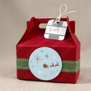 Christmas Gable Boxes - Printed Box