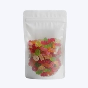 Clear and White Mylar Bags
