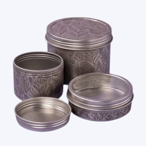 Screw Top Metal Tins - Custom Packaging USA