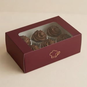 Custom Branded Cup Cake Boxes - Wholesale Box